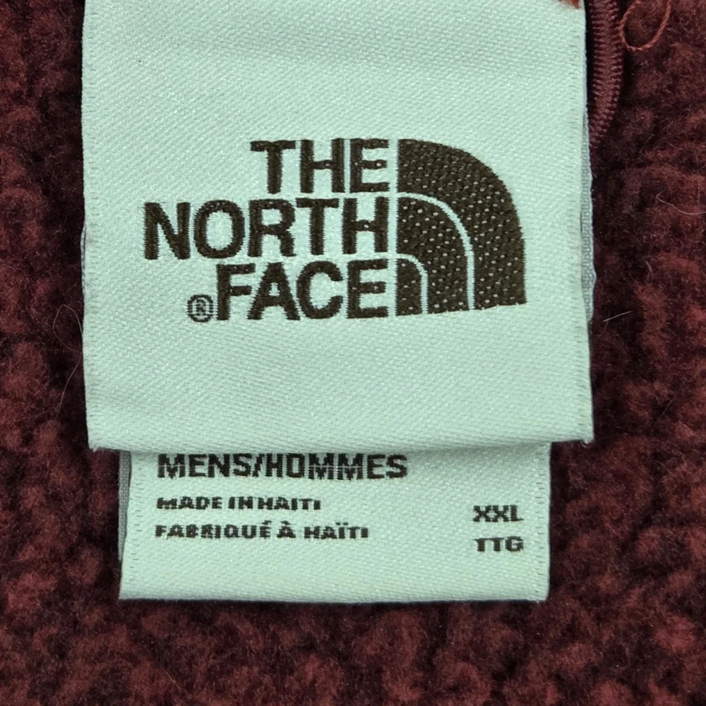 The North Face Gordon‎ Lyons 1/4 Zip Fleece Pullover Burgundy Heather Mens XXL